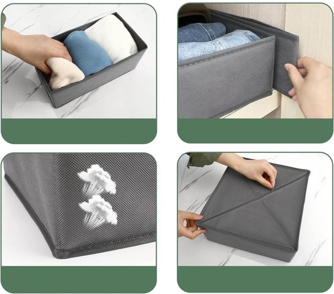 Zestaw 6 organizerów do szuflad BRUCE zdjęcie 5