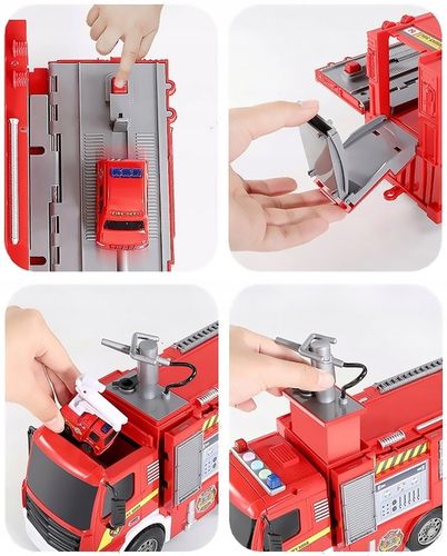 DUŻY WÓZ STRAŻACKI NA WODĘ STRAŻ POŻARNA DZWIĘKI na Arena.pl