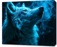 Obraz 70x60cm Oddech Wilka