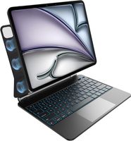 Etui z klawiaturą do iPad Air 13 /Pro 12,9 Nimin QWERTZ czarne podświetlane