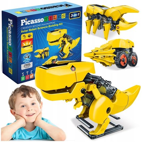 Robot solarny interaktywny 3w1 3 roboty zasilany słońcem edukacyjny na Arena.pl