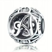 CHARMS Literka A CHARMS LITERA Srebro 925 Charms Trusky