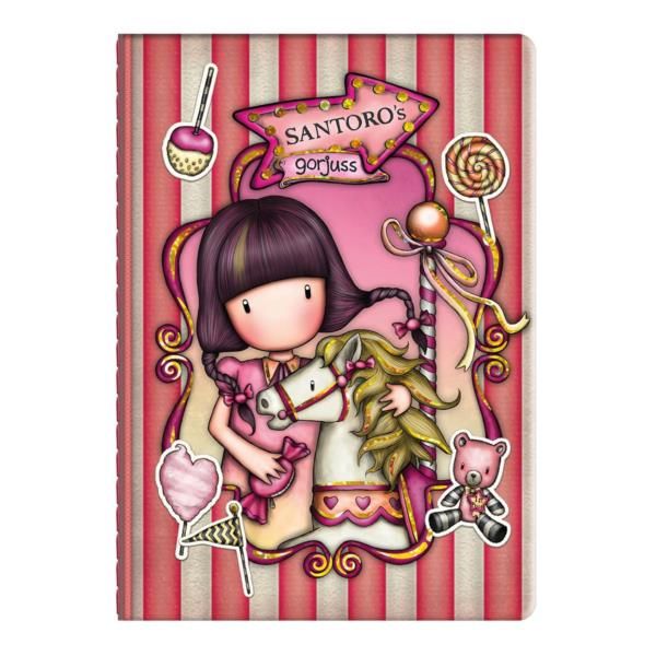 Mały Notes z Naklejkami - Gorjuss - Fairground – Carousel zdjęcie 1