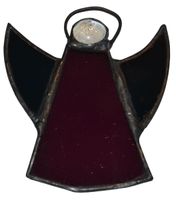 Anioł aniołek szkło witrażowe zawieszka dekoracja prezent