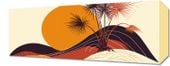 Obraz 50x20cm Słoneczny Horyzont