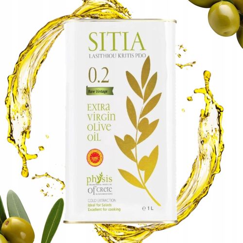 Oliwa z Oliwek Extra Virgin 1L SITIA P.D.O. Grecka Physis of Crete 0,2% na Arena.pl
