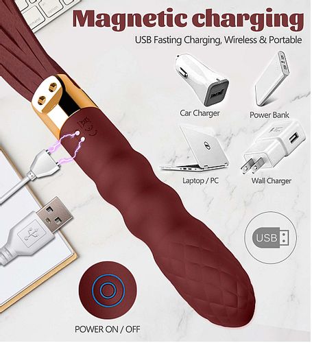 Elegancki wibrator zakończony pejczem na Arena.pl