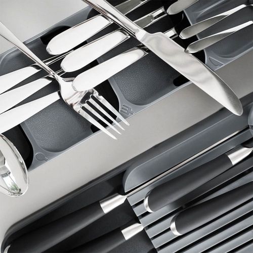 organizer pojemnik wkład na sztućce do szuflady szary 229010-s na Arena.pl