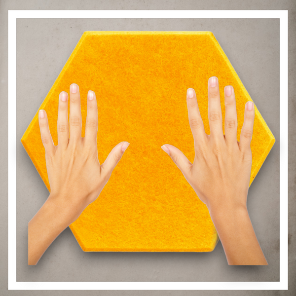 Panele Scienne Filcowe 3D Heksagon Zaglowek Samoprzylepne Akustyczne Soft zdjęcie 8