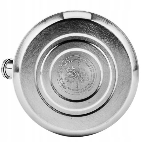 CZAJNIK STALOWY GAZ 3l SZARO KREMOWY z GWIZDKIEM DREWNIANA RĄCZKA na Arena.pl