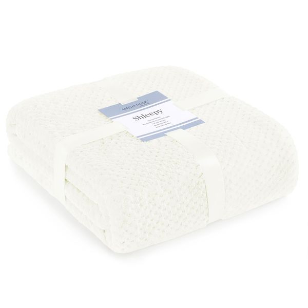 Koc AmeliaHome SHLEEPY CREAM 130X180 zdjęcie 2