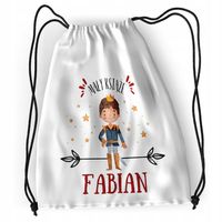 Plecak Sportowy Szkolny Dla Fabiana Syna Dziecka Z Nadrukiem Ze Zdjęciem