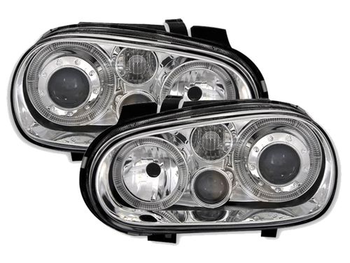 Lampy Reflektory VW GOLF IV 4 RINGI + HALOGENY na Arena.pl