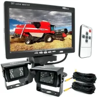 ZESTAW COFANIA Kamera z Monitorem 12/24V LCD 7