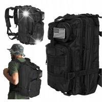 Plecak turystyczny Trizand 23089 do 20 l czarny