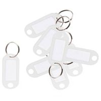 ZAWIESZKA DO KLUCZY LEVIATAN 10SZT BIAŁA