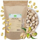 PISTACJE PRAŻONE SOLONE 1kg duże premium chrupiące i świeże keto przekąska