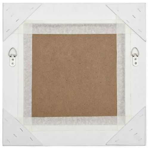 Lustro ścienne w stylu barokowym 40x40cm białe VidaXL na Arena.pl