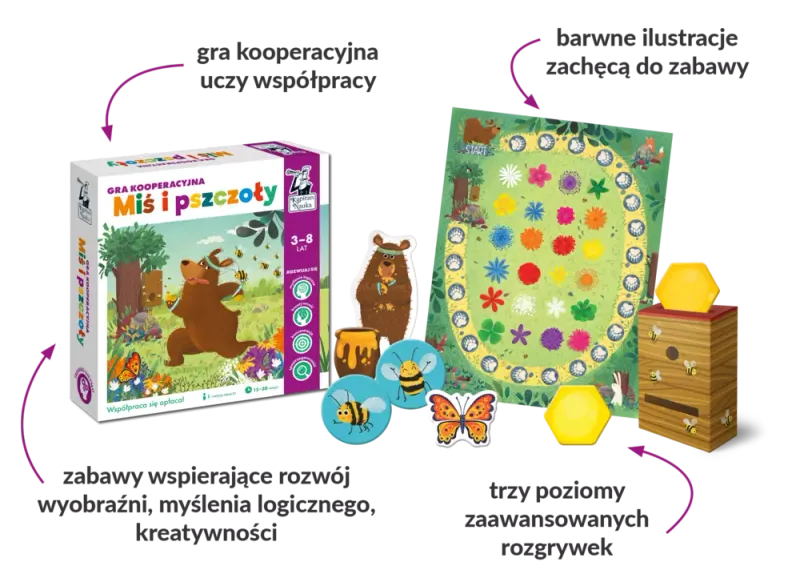 Miś i pszczoły. Gra kooperacyjna zdjęcie 3