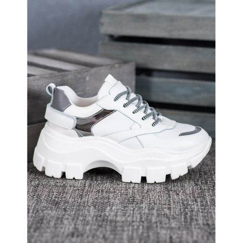 Białe Sneakersy Na Platformie r.40 na Arena.pl