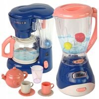 BLENDER EKSPRES DO KAWY NA BIEŻĄCĄ WODĘ ZESTAW AGD NACZYNIA ŚWIATŁA DŹWIĘKI
