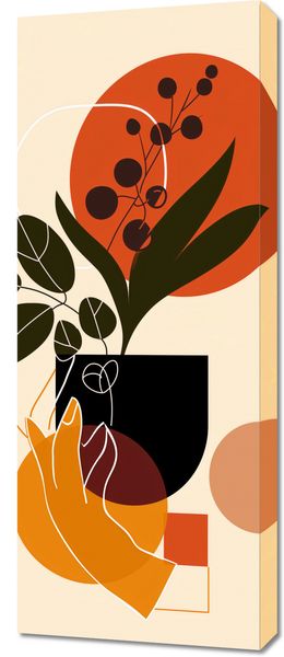 Obraz 40x100cm Dotyk Naturalności zdjęcie 1