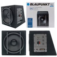 Blaupunkt GTb8200A SUBWOOFER AKTYWNY BASSREFLEX SKRZYNKA GŁOŚNIK 20cm 200W
