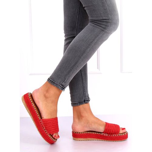 Klapki espadryle czerwone 7970-PL Red r.40 na Arena.pl