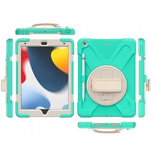 Etui do iPad 9/8/7 10,2” z Podstawką i Paskiem na Ramię Miętowe na Arena.pl