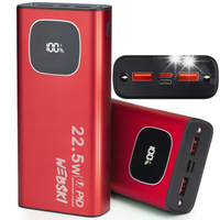 Powerbank 30000mAh 22.5W QC 3.0 3xUSB USB-C BEZPIECZNY Latarka Wyświetlacz