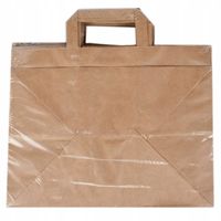 TORBY PAPIEROWE na ZAKUPY ekologiczne z UCHEM 32x24,5x22cm 25 sztuk PAPIRUS