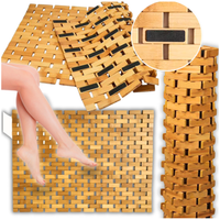 Mata bambusowa łazienkowa antypoślizgowa natural dywanik 80x50 cm łazienka