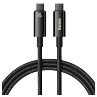 Kabel USB-C do USB-C Baseus Tungsten Gold 240W 3m (czarny)