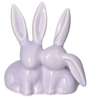 ZAJĄC ZAJĄCZEK CERAMICZNY WIELKANOCNY FIGURKA DO STROIKA