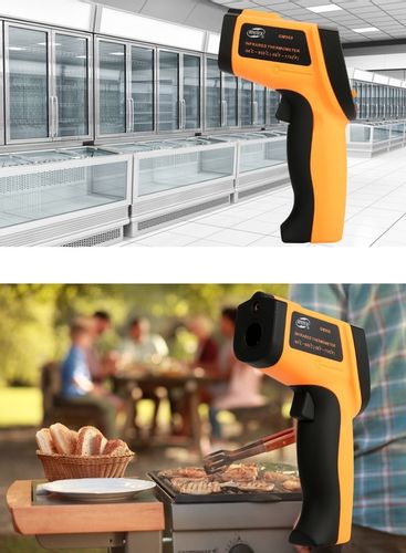PIROMETR TERMOMETR BEZKONTAKTOWY LASEROWY BEZDOTYKOWY PODCZERWIEŃ -50 +950 na Arena.pl