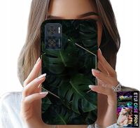 ETUI DO MOTOROLA MOTO E22 / E22I - ELEGANCKIE LIŚCIE MODNE WZORY NA CASE