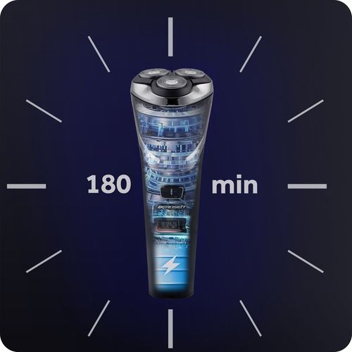 Maszynka do golenia golarka do brody zarostu 3 ostrza czarna Berdsen na Arena.pl