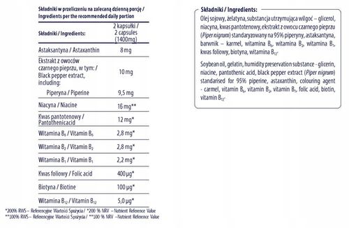 2x Axanta COLWAY 60 kaps. - Astaksantyna - Suplement Diety Colway na Arena.pl