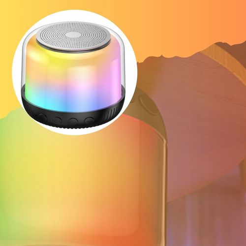 GŁOŚNIK PRZENOŚNY BEZPRZEWODOWY BLUETOOTH 5.1 RGB na Arena.pl