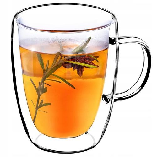 SZKLANKI TERMICZNE DO KAWY HERBATY LATTE 350ml KUBKI PODWÓJNE ŚCIANKI 6 szt na Arena.pl
