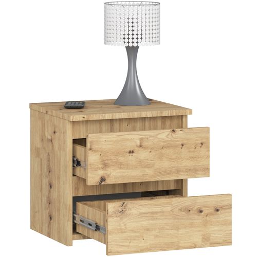 Szafka nocna CL2 40 cm 2 szuflady - dąb artisan na Arena.pl