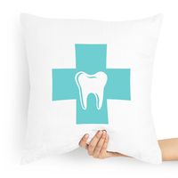 Poduszka Prezent Dla Najlepszego Dentysty Ząbki Z Nadrukiem Ze Zdjęciem