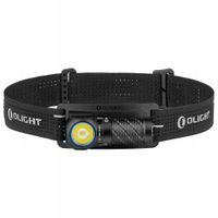Latarka czołowa i kątowa Olight Perun 3 Mini CW Black z opaską 1250 lumenów