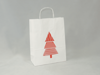 Torby świąteczne małe 24 x 11 x 32 cm choinka