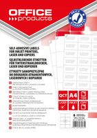 etykiety office products 105x74 białe (100)