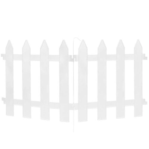 Płotek ogrodowy biały 30x30 cm 10 szt. na Arena.pl