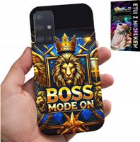 ETUI DO SAMSUNG GALAXY A71 - BOSS LEW Z KORONĄ NA TARCZY CASE + FOLIA