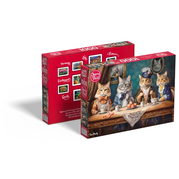 Puzzle 1000 elementów. Impreza herbaciana 30660 zdjęcie 4