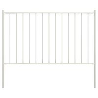 Panel ogrodzeniowy ze słupkami, kryta proszkowo stal, 1,7x1,25m