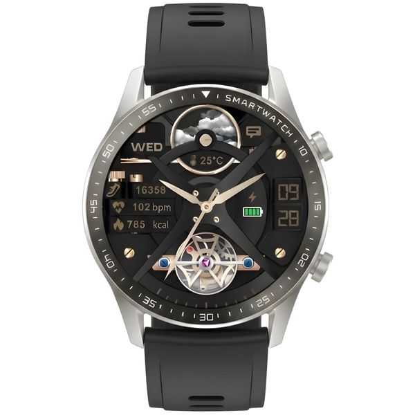 smartwatch gravity srebrny bransoleta + pasek gt10-6 zdjęcie 8